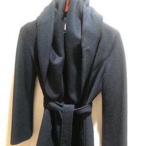 New T Tahari Wool Wrap Coat in size XS